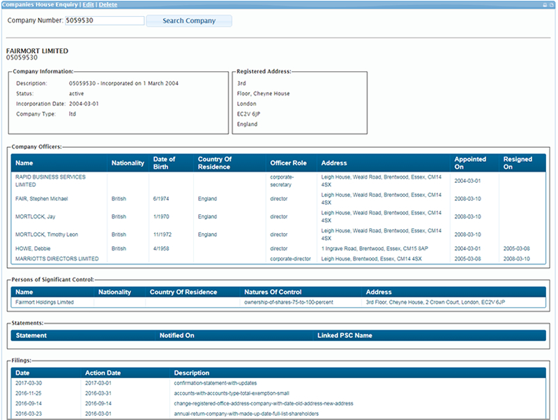 Companies House Image